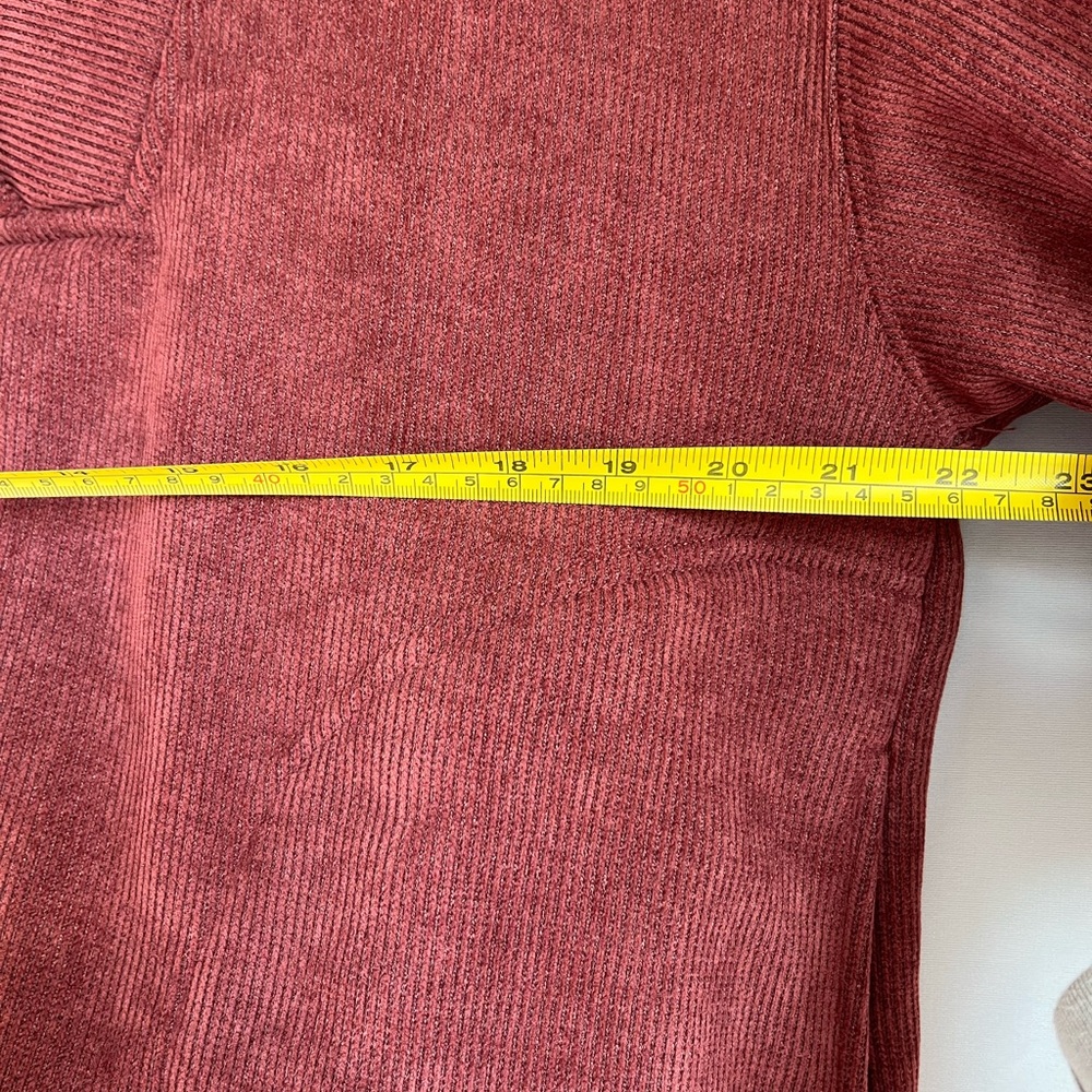 Free People Mia Henley Marsala Heavy Sweatshirt Sz XS Oversized Outdoors NWT - Picture 4 of 16